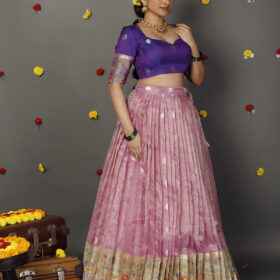 Pink Kota Lehenga set of 2