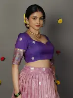 Pink Kota Lehenga set of 2 - Image 4