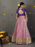 Pink Kora Lehenga set of 2 - Image 3