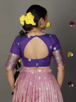 Pink Kora Lehenga set of 2 - Image 2