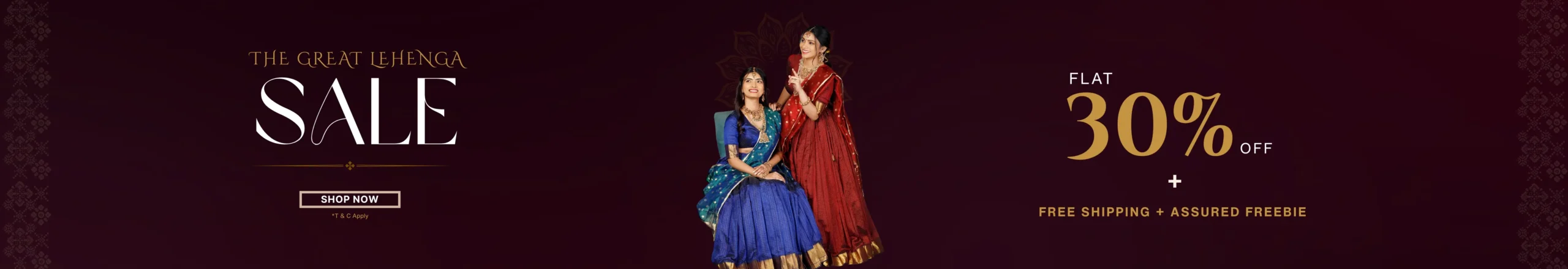 Lehenga Desktop Banner