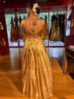 Molten Gold Tissue Silk Lehenga Set (Set of 2) - Image 6