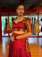 Maroon  Silk Lehenga Set of 2 - Image 7