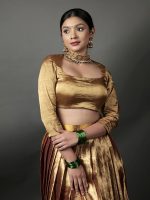 Molten Gold Tissue Silk Lehenga  (Set of 2) - Image 6