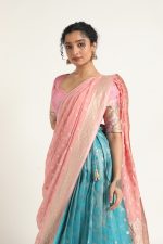 Peach Georgette Dupatta - Image 2