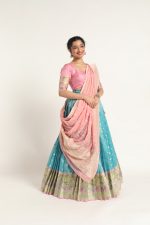 Peach Georgette Dupatta - Image 3