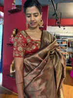 Arakku Banarasi Silk Saree - Image 5