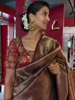 Arakku Banarasi Silk Saree - Image 6